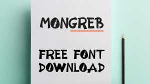 Mongreb Font › Fontesk