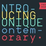 Monique Contemporary Font