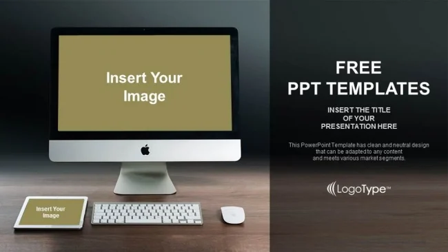 Monitor and Tablet Mockup PowerPoint Templates