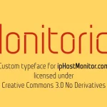 Monitorica Font - Fonte Grátis Monitorica Font
