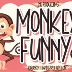 Monkey Funny Display Font