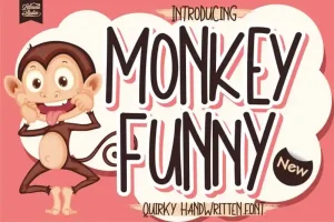 Monkey Funny Display Font