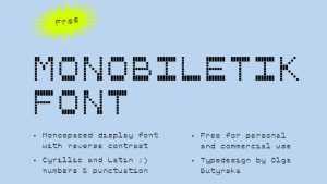 Monobiletik Font › Fontesk