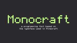Monocraft Font › Fontesk