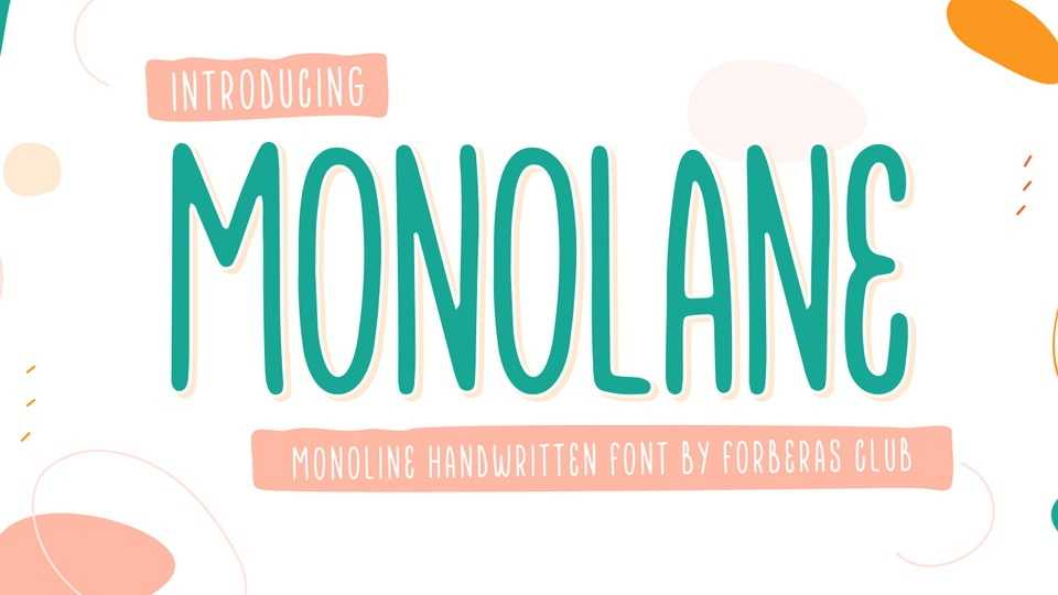 Monolane Font › Fontesk