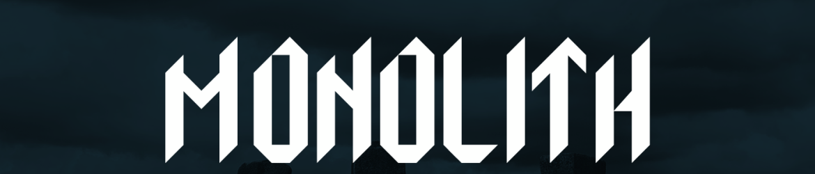 Monolith Display Typeface