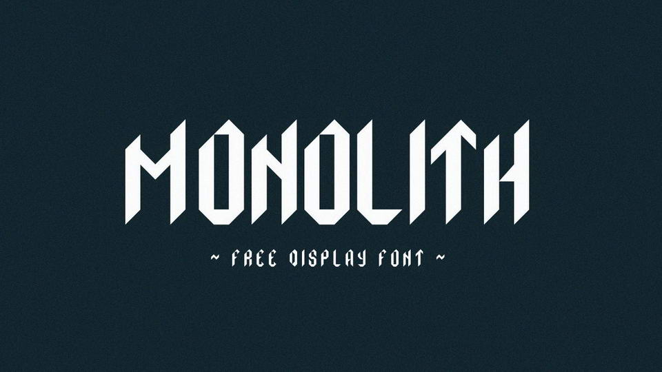 Monolith Font › Fontesk