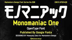 Monomaniac Font › Fontesk
