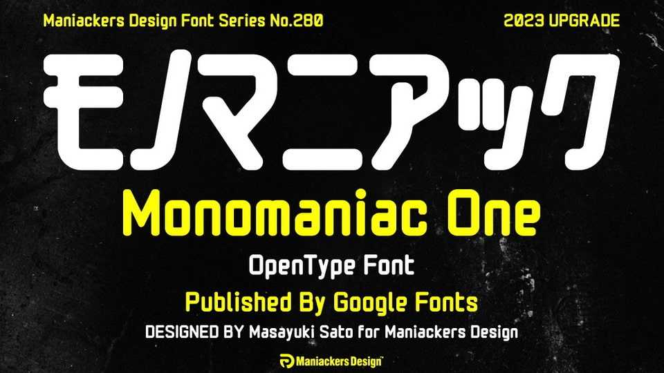 Monomaniac Font › Fontesk