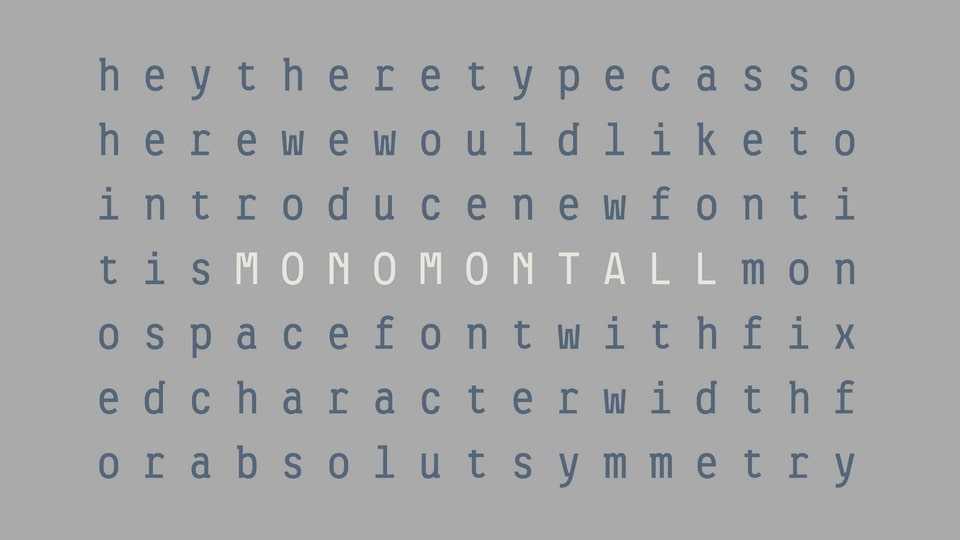 Monomon Tall Font › Fontesk