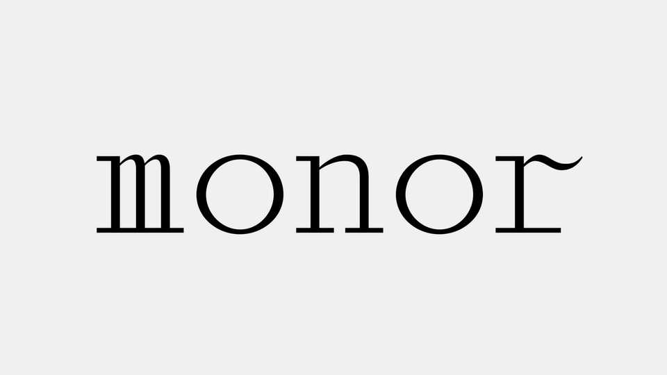 Monor Font Family › Fontesk