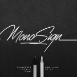 Monosign Script Font