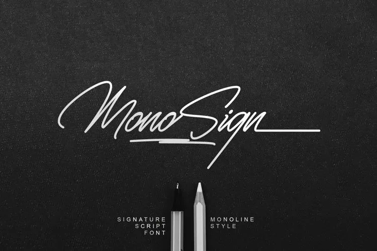 Monosign Script Font