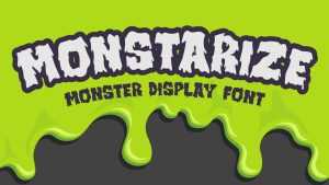 Monstarize Font › Fontesk