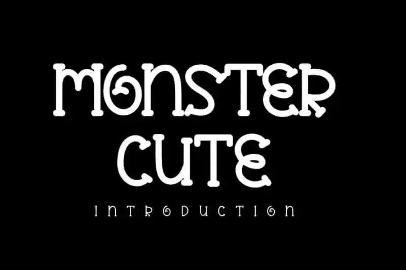 Monster Cute Display Font