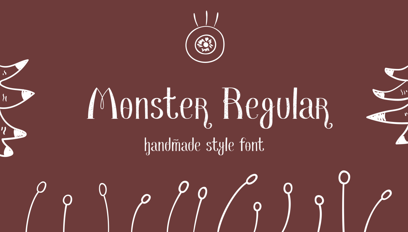Monster Regular Font - Fonte Grátis Monster Regular Font