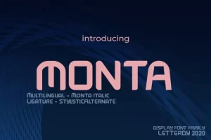 Monta Display Font