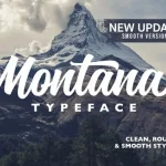 Montana Script Font