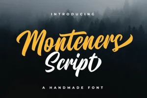 Monteners Script Font