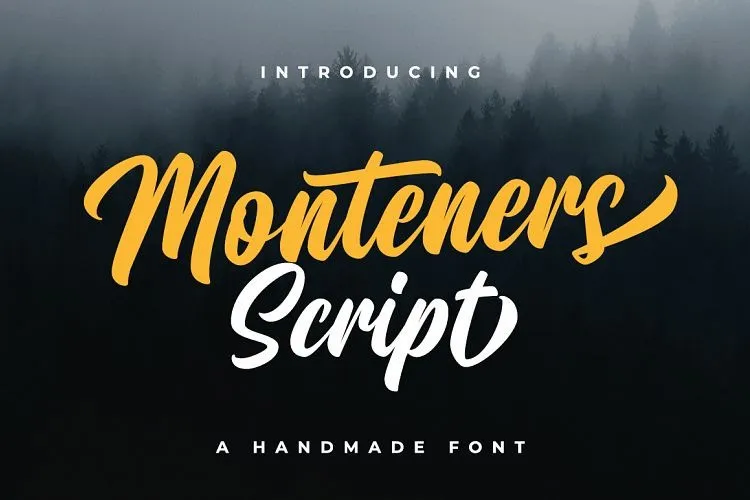 Monteners Script Font