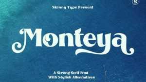Monteya Font › Fontesk