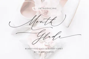 Month Glade Handwritten Font