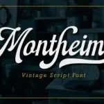 Montheim Script Font