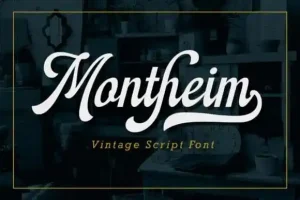 Montheim Script Font