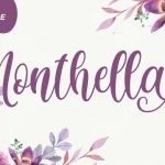 Monthella Font - Fonte Grátis Monthella Font