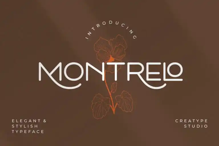 Montrelo Sans Serif Font