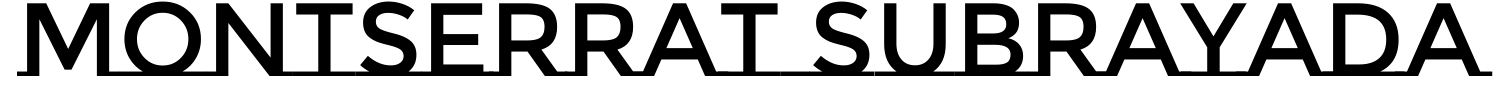 Montserrat Subrayada Font