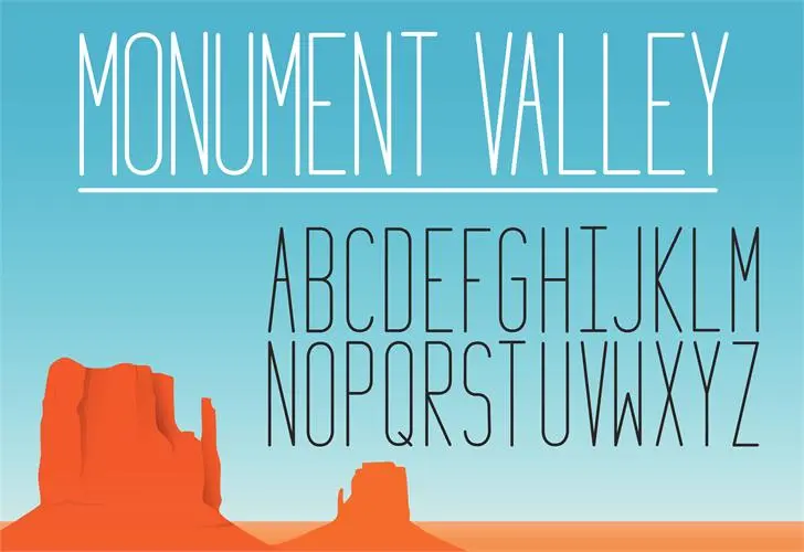 Monument Valley 1.2 font