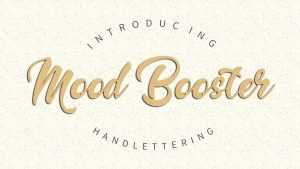 Mood Booster Font › Fontesk