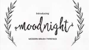 Moodnight Font › Fontesk