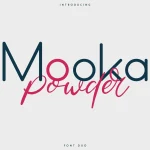 Mooka Powder Font Duo - Fonte Grátis Mooka Powder Font Duo
