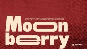 Moon Berry Font › Fontesk