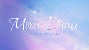 Moon Dance Script Font › Fontesk