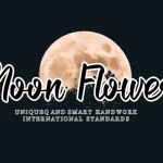 Moon Flower Script Font