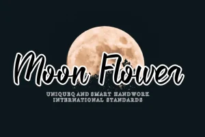 Moon Flower Script Font