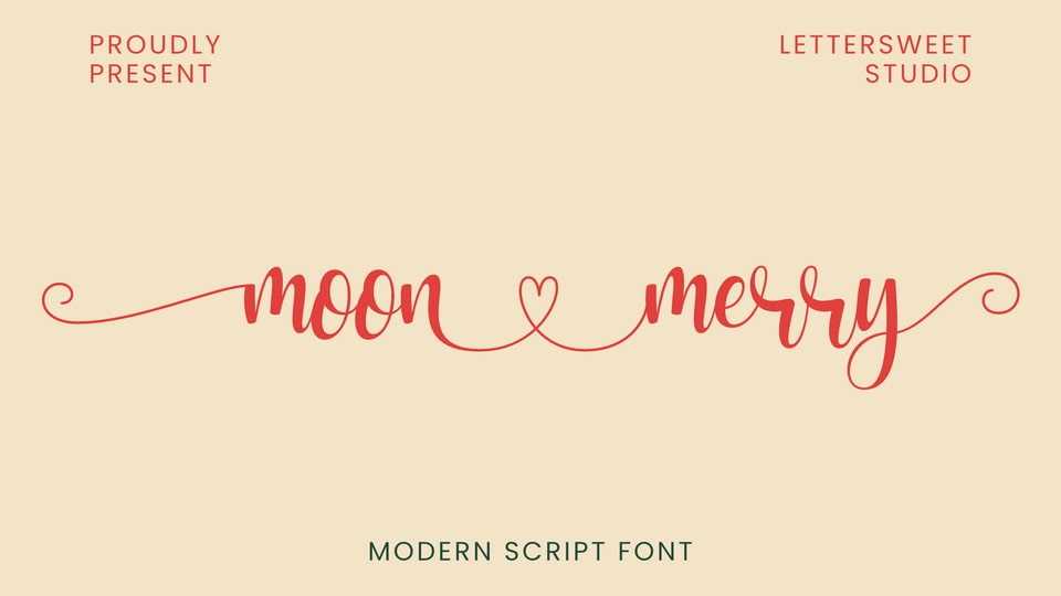 Moon Merry Font › Fontesk