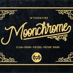 Moonchrome Typeface