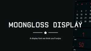 Moongloss Font Family › Fontesk