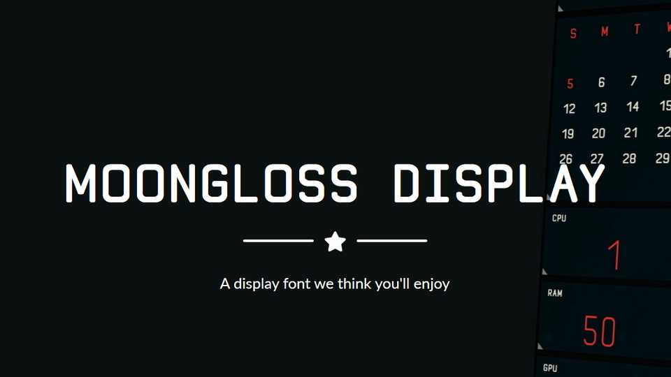 Moongloss Font Family › Fontesk