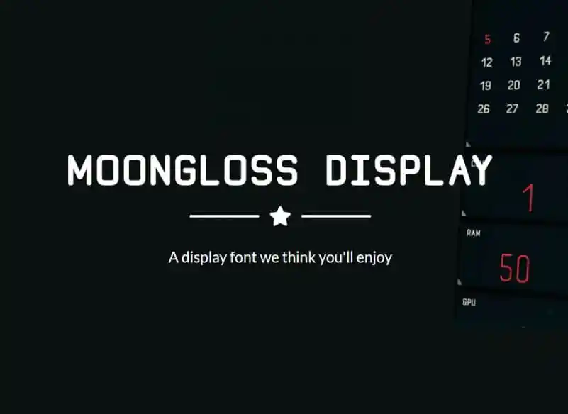 Moongloss Sans Font Family