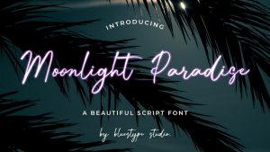 Moonlight Paradise Font › Fontesk