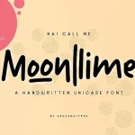 Moonllime Script Font