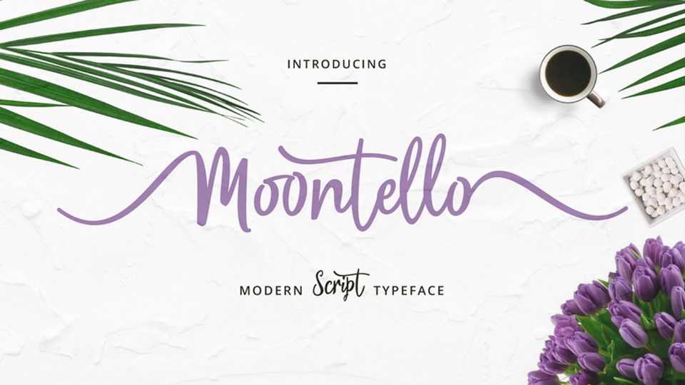 Moontello Script Font › Fontesk