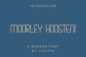 Moorley Hoosten Sans Serif Font