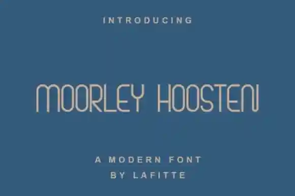 Moorley Hoosten Sans Serif Font