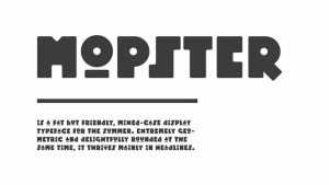 Mopster Font › Fontesk